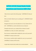 GPSTC EVOC Exam Study Guide Questions and Answers 100&percnt; Pass