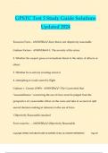 GPSTC Test 3 Study Guide Solutions Updated 2024
