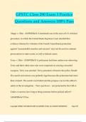 GPSTC Class 290 Exam 3 Practice Questions and Answers 100&percnt; Pass