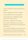 Lenb Exam Study Guide Solutions
