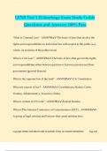 LENB Test 1 El-Jourbagy Exam Study Guide Questions and Answers 100&percnt; Pass