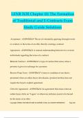LENB 3135 Chapter 10&colon; The Formation of Traditional and E-Contracts Exam Study Guide Solutions