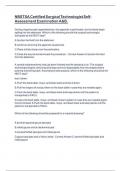 NBSTSA Certified Surgical Technologist Self-Assessment Examination A&B&period;