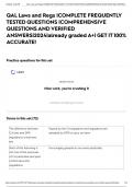 QAL Laws and Regs &vert;COMPLETE FREQUENTLY TESTED QUESTIONS &vert;COMPREHENSIVE QUESTIONS AND VERIFIED ANSWERS&vert;2024&vert;already graded A&plus;&vert; GET IT 100&percnt; ACCURATE&excl;