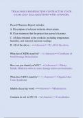 TEXAS MOLD REMEDIATION CONTRACTOR STATE  EXAM &lpar;&rpar; QUESTIONS WITH ANSWERS&period;