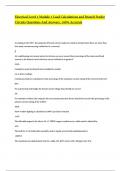 Electrical Level 3 Module 1 Load Calculations and Branch Feeder Circuits Quiz