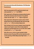 "Unlock Your Knowledge&colon; 110 Final Assessment Unmanned Aircraft Systems  Review Questions With Correct Answers&vert;17 Pages
