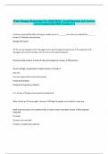 Water Damage Restoration Test &lpar;2024&sol;2025&rpar; &vert; Actual Questions and Answers Latest Updated 2024&sol;2025 &lpar;Graded A&plus;&rpar;