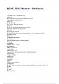 BSNC 5000&colon; Module 1 Pediatrics QUESTIONS AND CORRECT DETAILED ANSWERS WITH RATIONALES 2025&sol;2026 &lpar;VERIFIED ANSWERS&rpar; &vert;ALREADY GRADED A&plus;