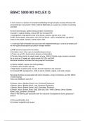 BSNC 5000 M3 NCLEX Q Latest &lpar;2026&sol;2027&rpar; Verified Answers by Experts