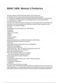 BSNC 5000&colon; Module 2 Pediatrics QUESTIONS AND CORRECT DETAILED ANSWERS WITH RATIONALES 2025&sol;2026 &lpar;VERIFIED ANSWERS&rpar; &vert;ALREADY GRADED A&plus;