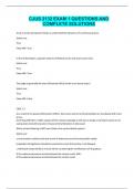 CJUS 2132 EXAM 1 QUESTIONS AND COMPLETE SOLUTIONS