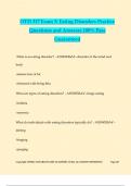 OTD 317 Exam 3&colon; Eating Disorders Practice Questions and Answers 100&percnt; Pass Guaranteed