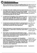 HESI PHARMACOLOGY EXIT RN EXAM 2024-2025 ACTUAL EXAM 55 QUESTIONS AND CORRECT DETAILED ANSWERS WITH RATIONALES &lpar;VERIFIED ANSWERS