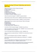 Hondros Nursing 172 Exam 2 Questions and Answers  100&percnt; Pass