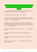 Network Security Exam Study Set&vert; 900&plus; Questions and Answers &lpar;Verified Answers&rpar; Latest Update 2024-25