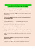  NP Professional RoleS EXAMS BUNDLE&comma; ALL WITH Questions  Solved 100&percnt; Correct with Verified Answers