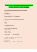 Termite Exam Preparation Questions and Answers &lpar;Verified Answers&rpar; &vert; 2024-25 Update