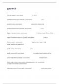 geotech Comprehensive Prep Exam Actual Questions And Correct Answers&period;