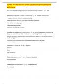 CanFit Pro FIS Theory Exam &lpar;Questions with complete solutions&rpar;