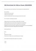 SSI Enriched Air Nitrox exam 2024&sol;2025 with 100&percnt; correct answers