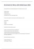 Enriched Air Nitrox &lpar;SC-EAN&rpar; exam 2024&sol;2025 with 100&percnt; quality answers