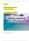 Test Bank - Henke's Med-Math Dosage-Calculation&comma; Preparation&comma; and Administration&comma; 9th Edition &lpar;Buchholz&comma; 2020&rpar;&comma; Chapter 1