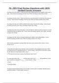 FIL 2552 Final Review Questions with 100&percnt; Verified Correct Answers