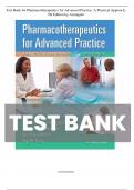 Test Bank for Pharmacotherapeutics for Advanced Practice&colon; A Practical Approach&comma; 5th Edition by Arcangelo&comma; 9781975160593&comma; Covering Chapters 1-56 &vert; Includes Rationales