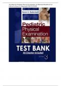 Test Bank For Pediatric Physical Examination An Illustrated Handbook 3rd Edition by Karen G&period; Duderstadt 9780323476508 Chapter 1-20 Complete Guide&sol; DOWNLOAD PDF NOW