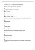 AD BANKER COMPREHENSIVE EXAM 2024&sol;2025
