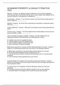 AD BANKER PROPERTY & CASUALTY PRACTICE TEST 2024&sol;2025