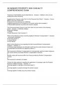AD BANKER PROPERTY AND CASUALTY COMPREHENSIVE EXAM 2024&sol;2025