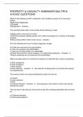 PROPERTY & CASUALTY ADBANKER MULTIPLE CHOICE QUESTIONS 2024&sol;2025