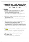 blood collection&comma; Equipment&comma; additives&comma; and order of draw 