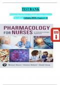 TEST BANK For Pharmacology for Nurses&colon; A Pathophysiological Approach&comma; 7th Edition by Adams & Holland&comma; All Chapters 1 - 50 Complete&comma; Verified Latest Edition ISBN&colon; 9780138097042