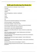 SLHS 3400 Swallowing Test Study Set 