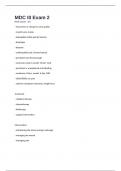 MDC III Exam 2 Questions And Answers 