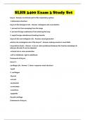 SLHS 3400 Exam 3 Study Set 