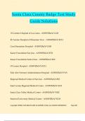 Santa Clara County Badge Test Study Guide Solutions
