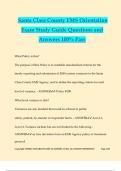 Santa Clara County EMS Orientation Exam Study Guide Questions and Answers 100&percnt; Pass