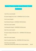 Santa Clara county exam Study Guide Solutions