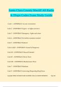 Santa Clara County Sheriff All Radio & Dispo Codes Exam Study Guide