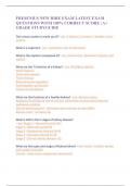 FRESENIUS NEW HIRE EXAM LATEST EXAM QUESTIONS WITH 100&percnt; CORRECT SCORE &vert; A&plus; GRADE STUDYGUIDE