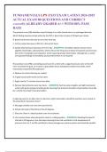 FUNDAMENTALS LPN EXIT EXAM LATEST 2024-2025  ACTUAL EXAM 80 QUESTIONS AND CORRECT  ANSWERS&rpar; &vert;ALREADY GRADED A&plus;&sol;&sol; WITH 80&percnt; PASS RATE
