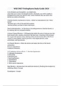 WGU D027 Pathopharm Study Guide 2024