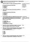 RELATIVITY PROCESSING SPECIALIST EXAM &ndash; RELATIVITYONE EXAM NEWEST ACTUAL EXAM COMPLETE ALL 170 QUESTIONS AND CORRECT DETAILED ANSWERS &lpar;VERIFIED ANSWERS&rpar; &vert;ALREADY GRADED A&plus;