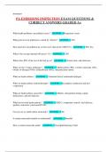 PA EMISSIONS INSPECTION EXAM QUESTIONS &  CORRECT ANSWERS GRADED A&plus;