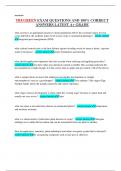 TRUGREEN EXAM QUESTIONS AND 100&percnt; CORRECT  ANSWERS LATEST A&plus; GRADE