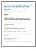 PN NURSING CARE OF CHILDREN 2024-2025 FORM B  EXAM COMPLETE 60 QUESTIONS AND CORRECT  DETAILED ANSWERS WITH RATIONALES&vert;ALREADY GRADED A&plus;  A nurse is assisting in the care of a male child who has acute post-streptococcal glomerulonephritis &lpar;APSGN&rpar;&period; For whi